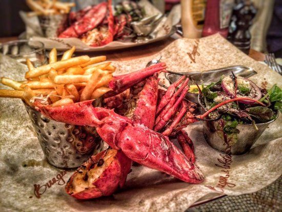 Burger and Lobster